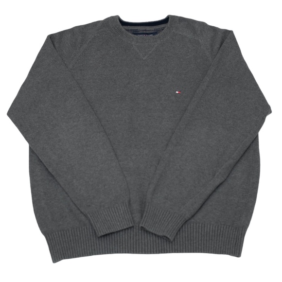 Tommy Hilfiger Men's Gray Knit Sweater Size L - Picture 1 of 7